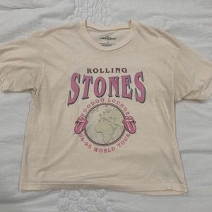 Rolling Stones Crop Band Tee